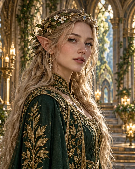 Elven royalty illustrative concept